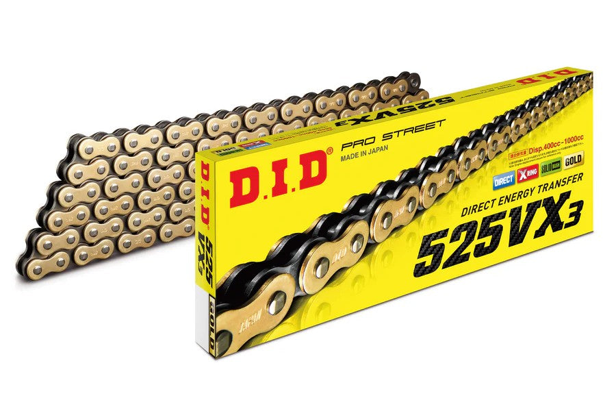 Chain 525 Pitch x 124 links (VX3)