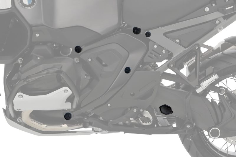 BMW R 1300 GS Adventure Styling - Frame Protection Cover Caps (10-piece)