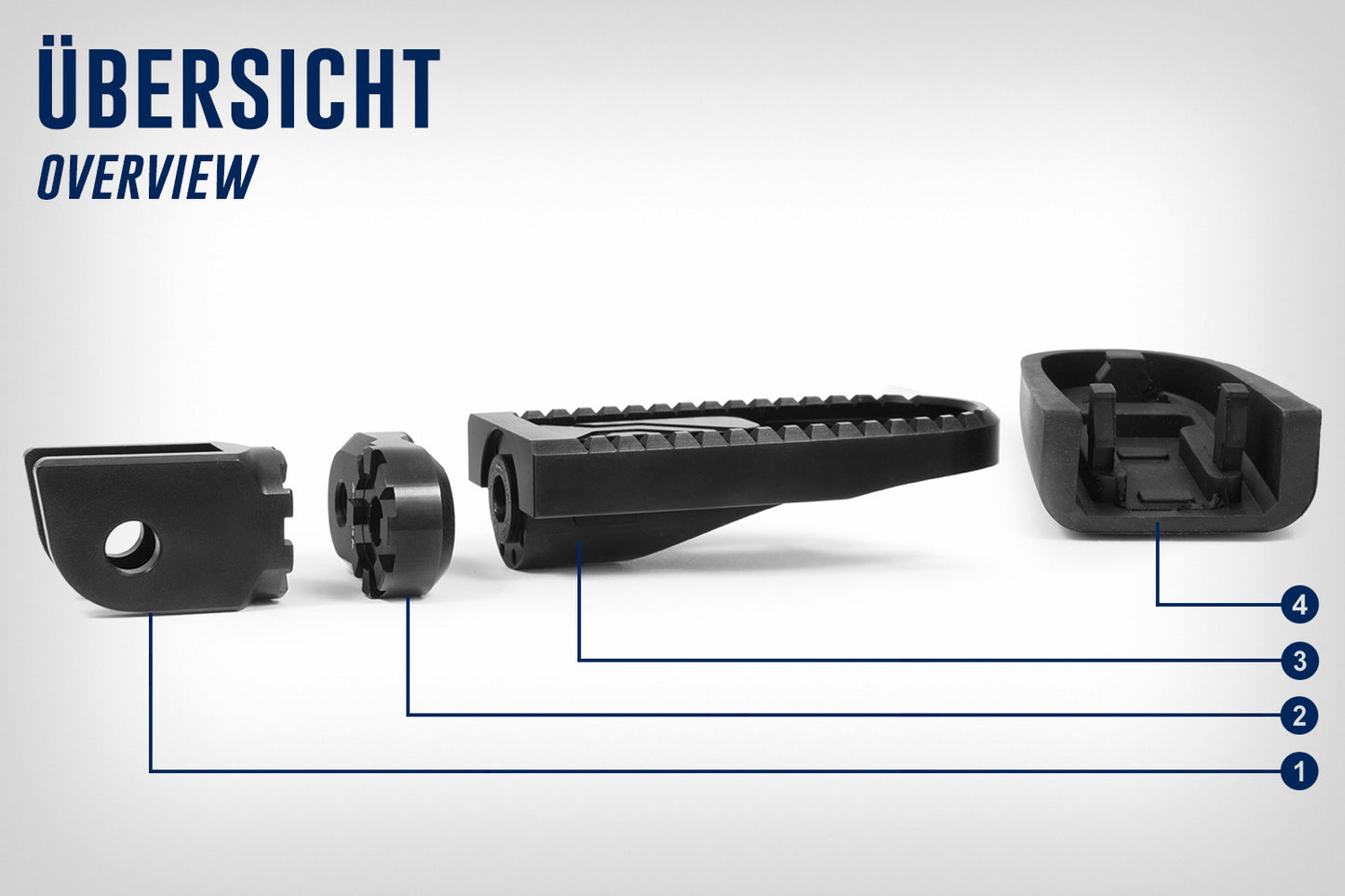 BMW GS Ergonomics - Vario Footrest EVO1 (Pair)