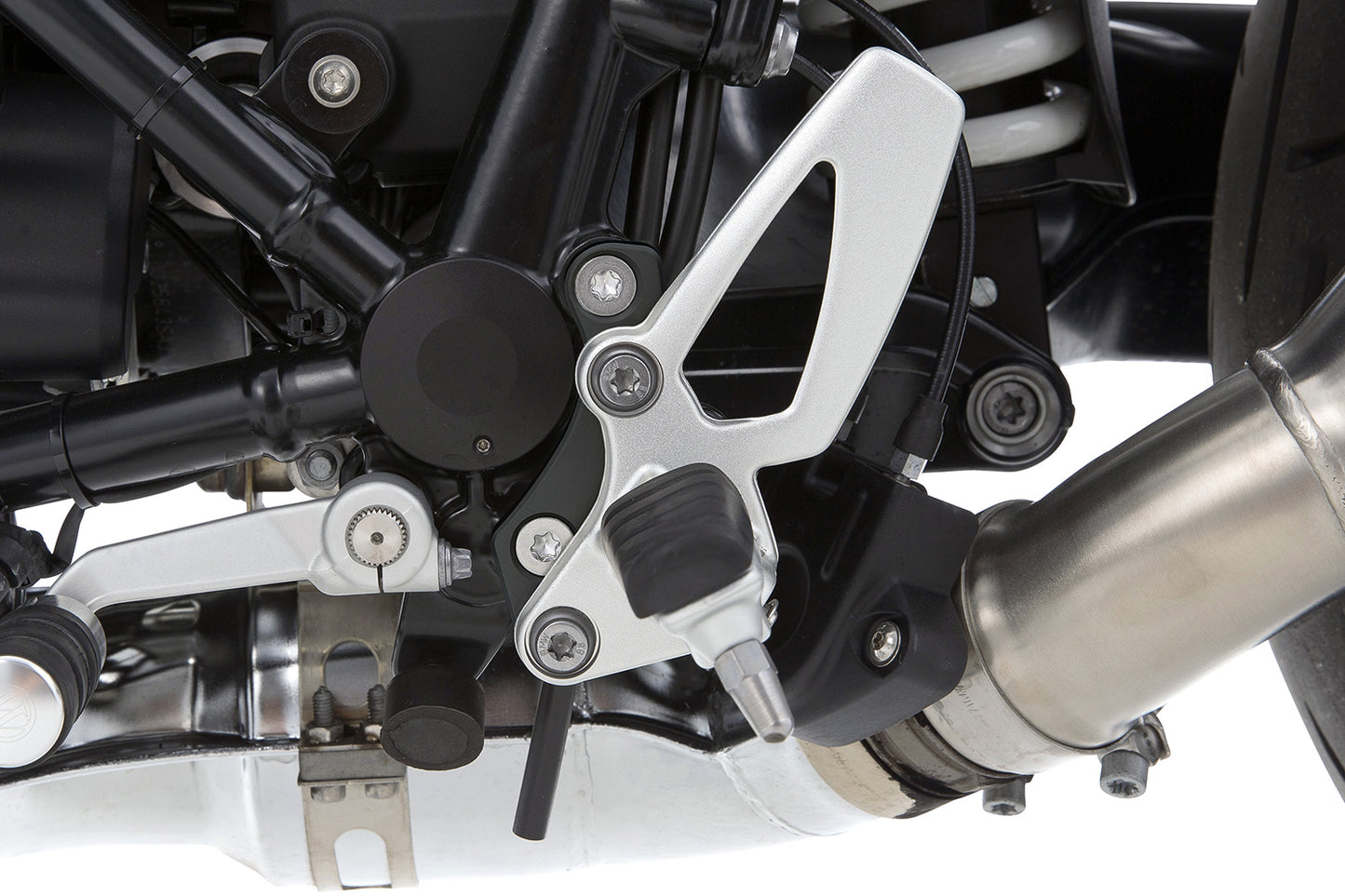 BMW R Nine T Ergonomics - Footrest Lowering Kit