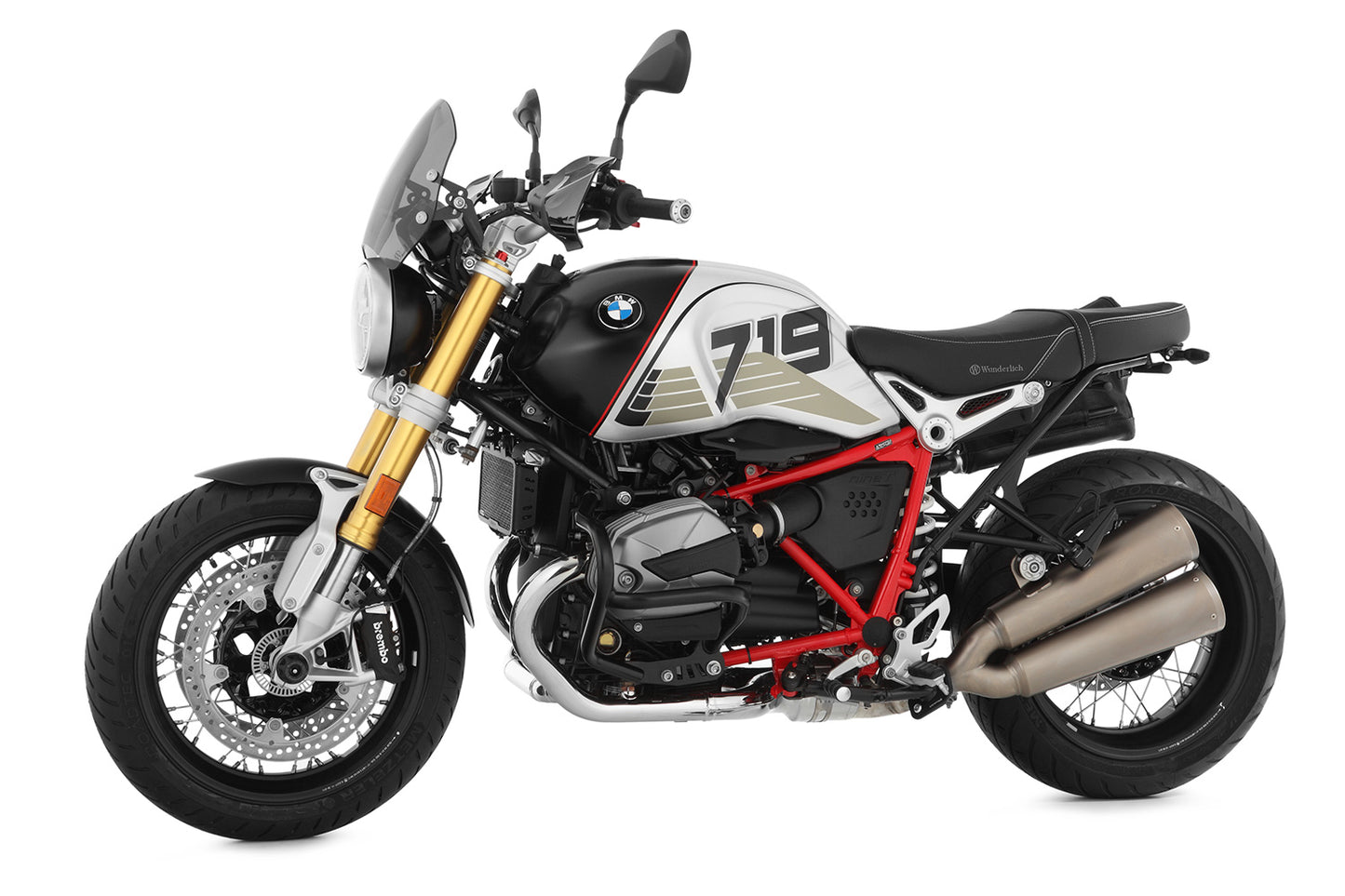 BMW R Nine T Ergonomics - Footrest Lowering Kit