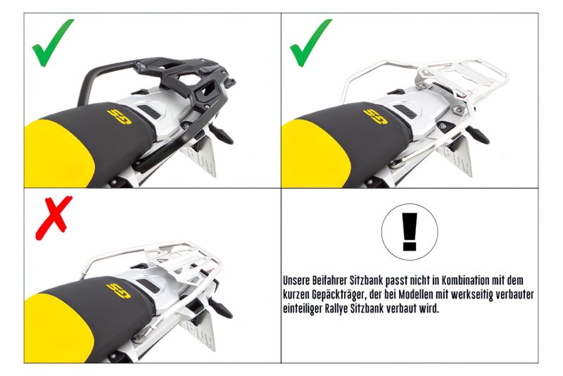 BMW R-Series Seat - Passenger / Rear Active Comfort "Trophy Edition"