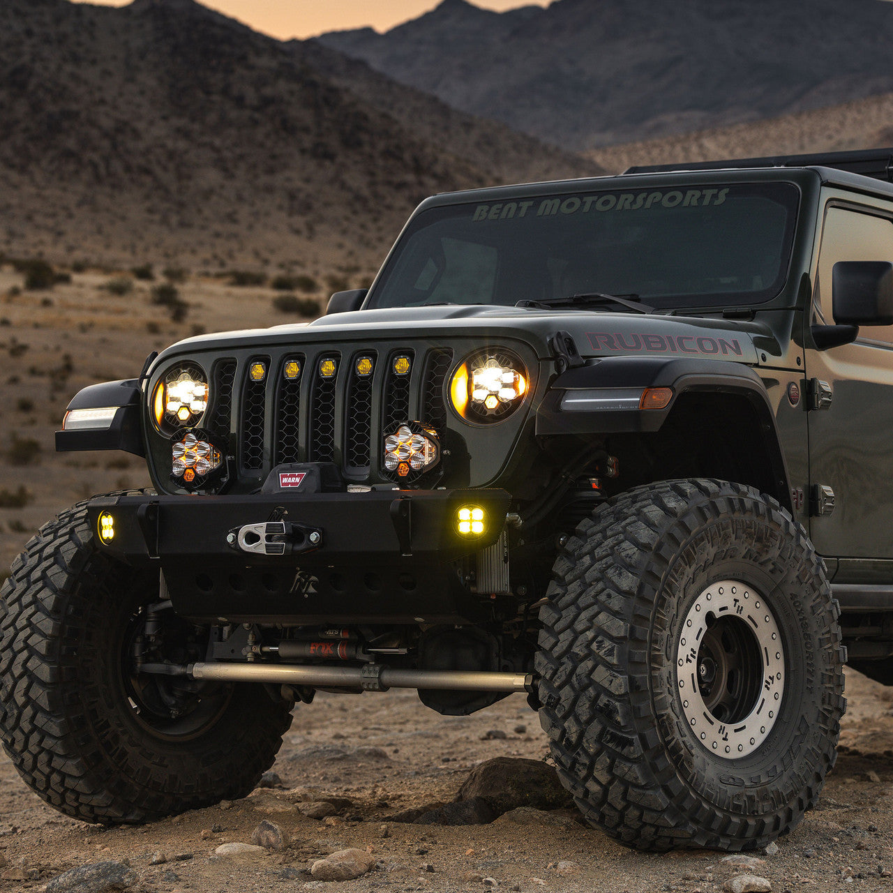 JEEP WRANGLER W/LED HEADLIGHTS -DOT LP6 LED HEADLIGHT