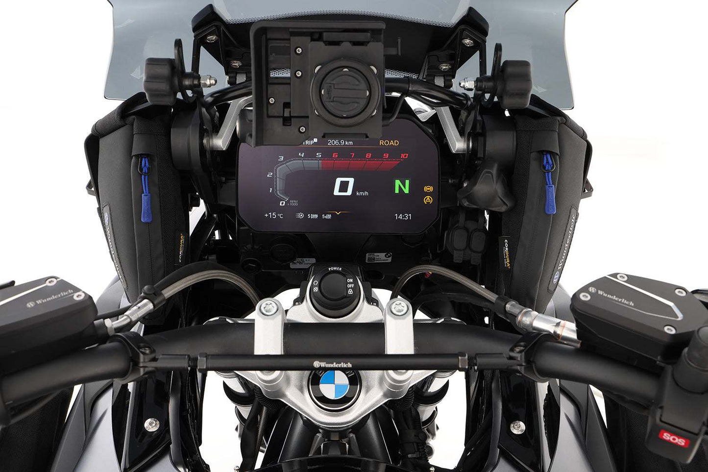 BMW R Ser GS Pouches - Fairing Bags (Black)