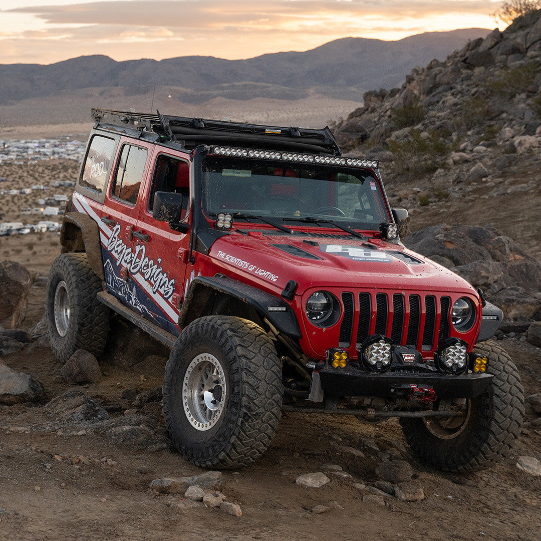 JEEP WRANGLER ROOF MOUNT LIGHT KIT - ONX6+ 50 INCH
