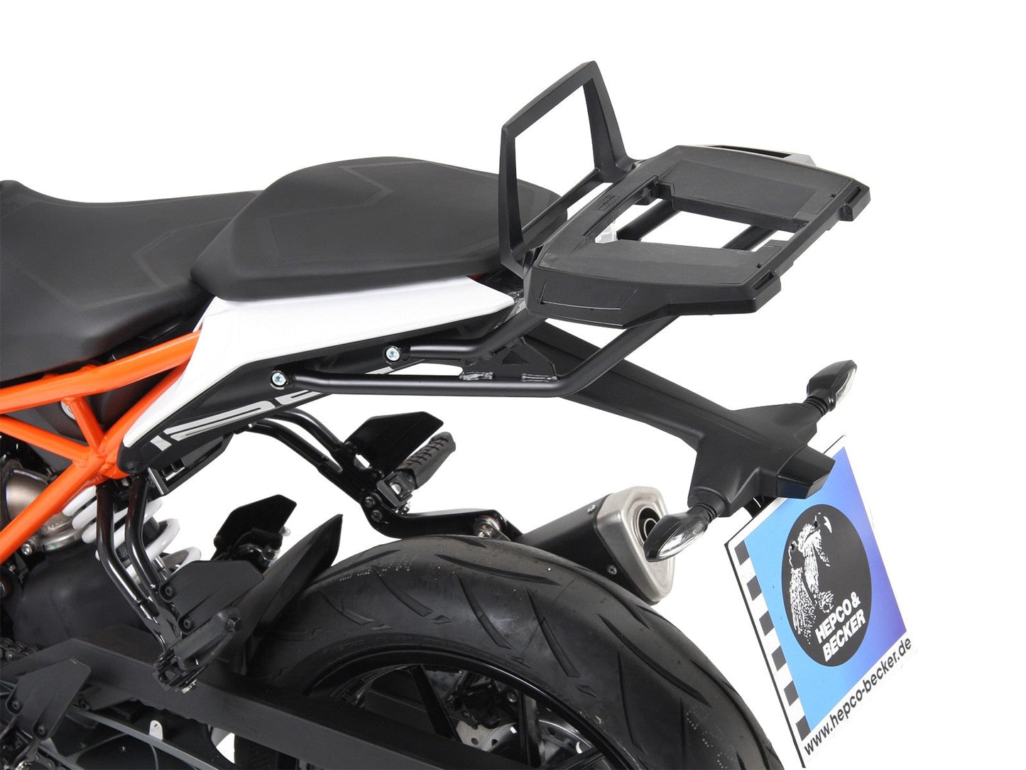 KTM 390 Duke Topcase carrier - Movable Hinge (Easy Rack).