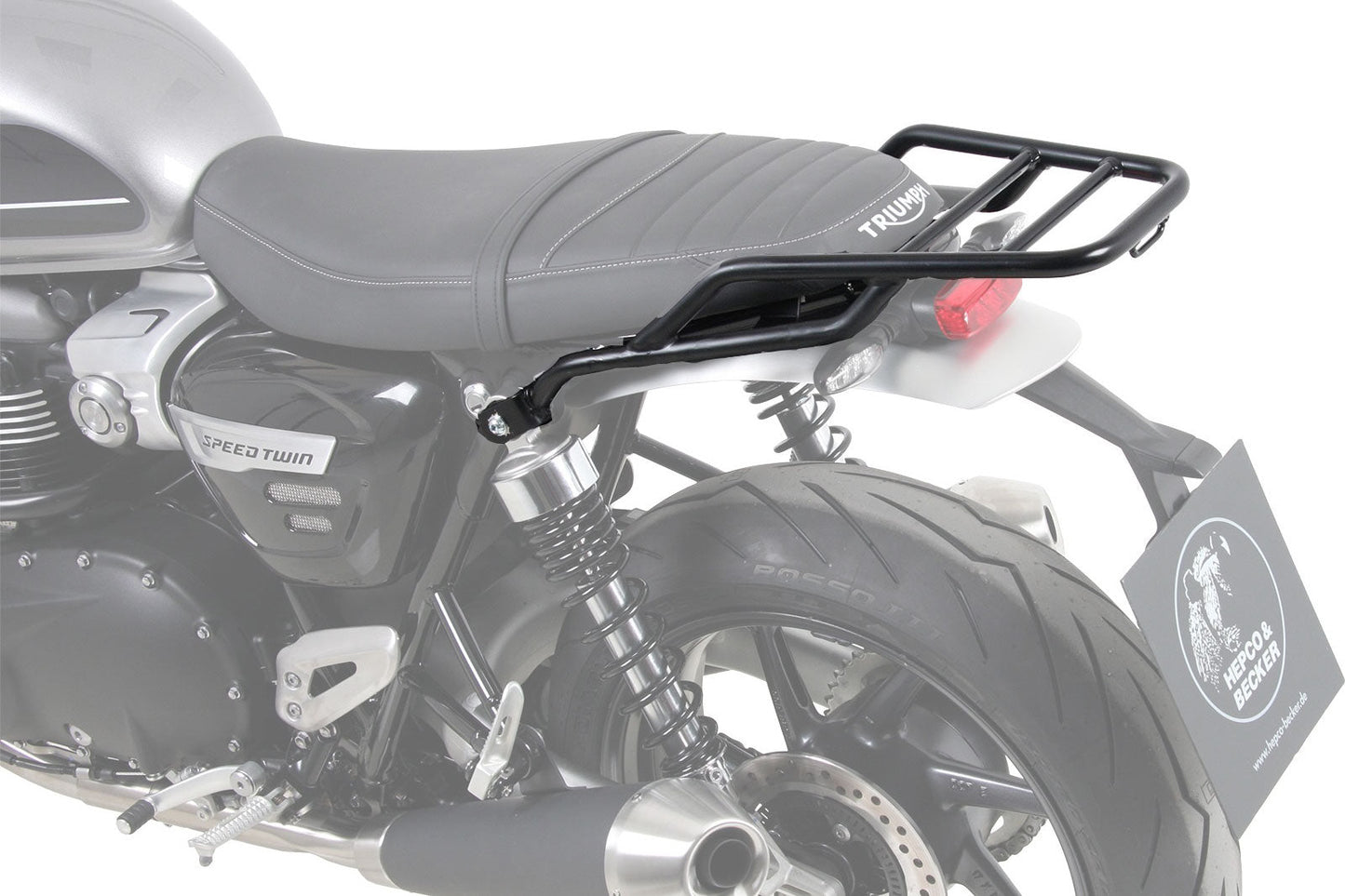 Triumph Speed Twin Topcase carrier Tube Type.