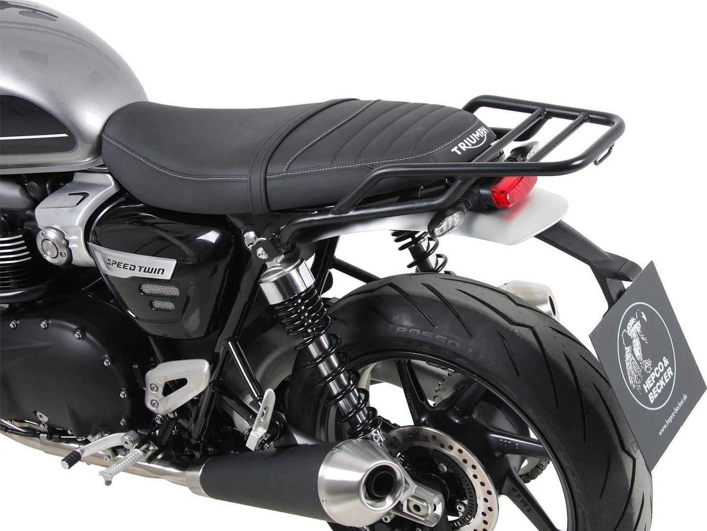Triumph Speed Twin Topcase carrier Tube Type.