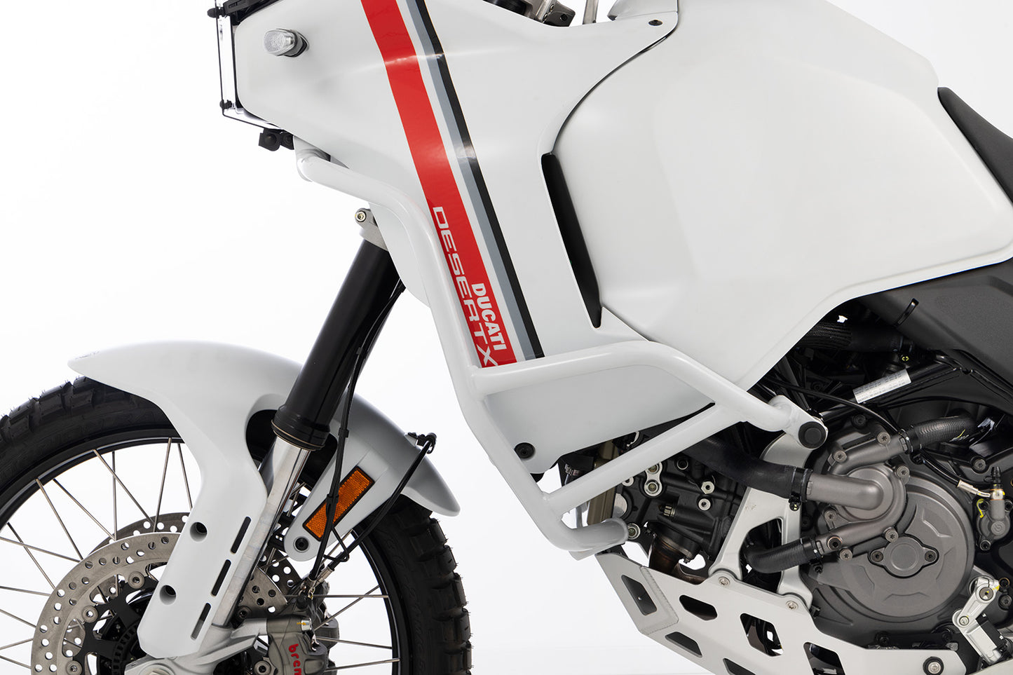 Ducati Desert X Protection - Tank Guard (White)