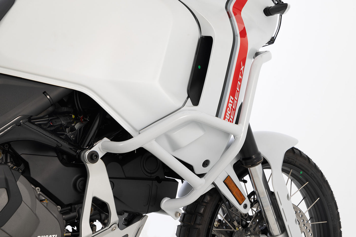 Ducati Desert X Protection - Tank Guard (White)