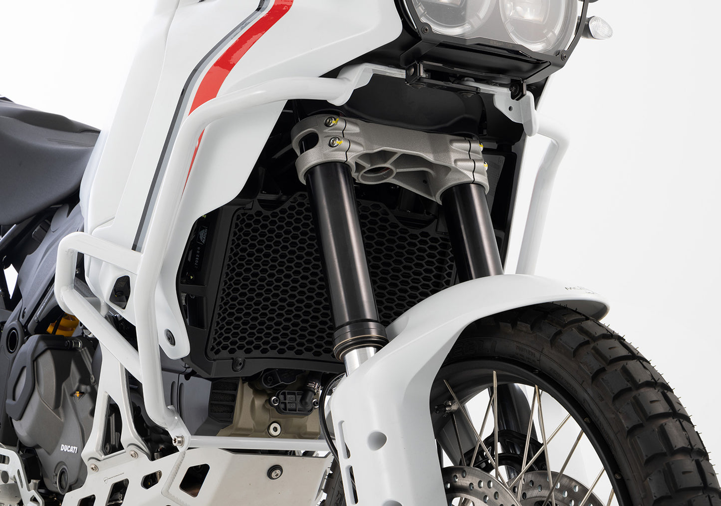 Ducati Desert X Protection - Tank Guard (White)
