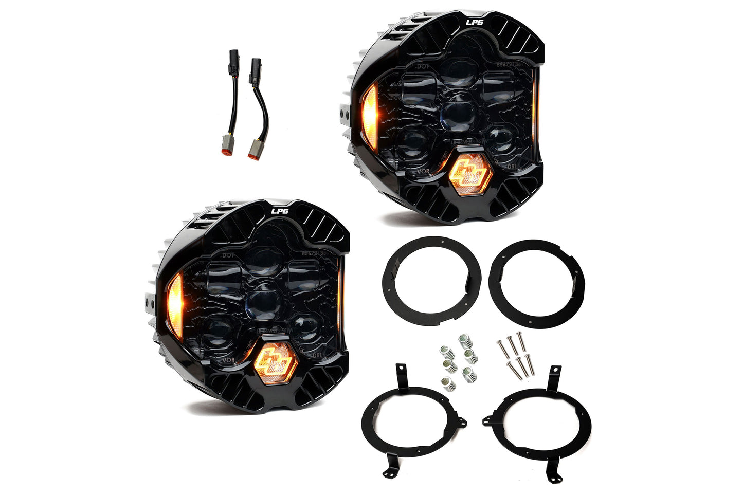 JEEP WRANGLER W/LED HEADLIGHTS -DOT LP6 LED HEADLIGHT