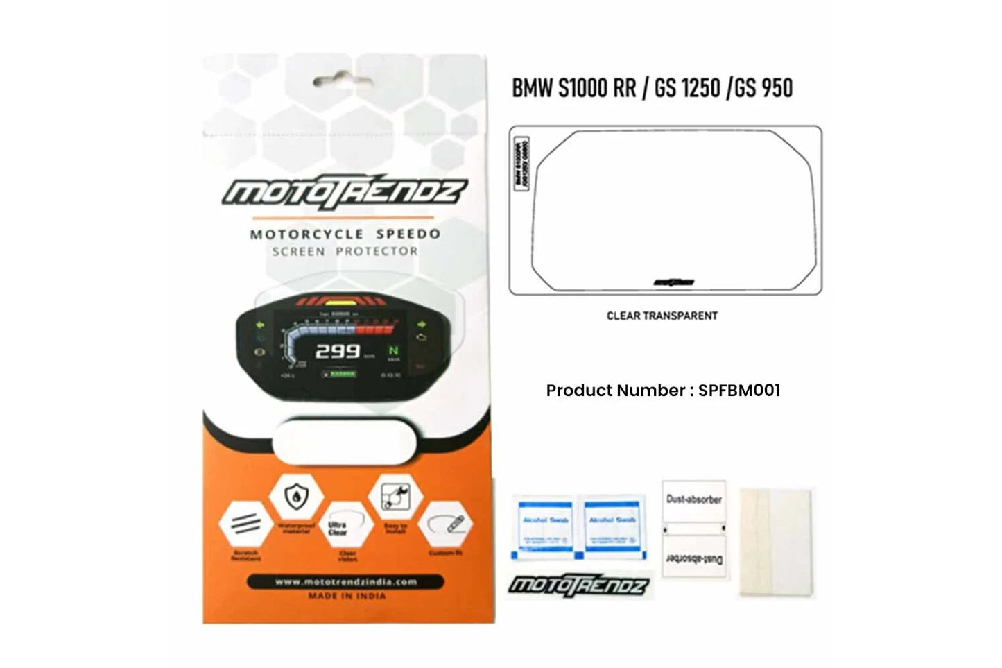 BMW S, GS and R Series - Screen Protector
