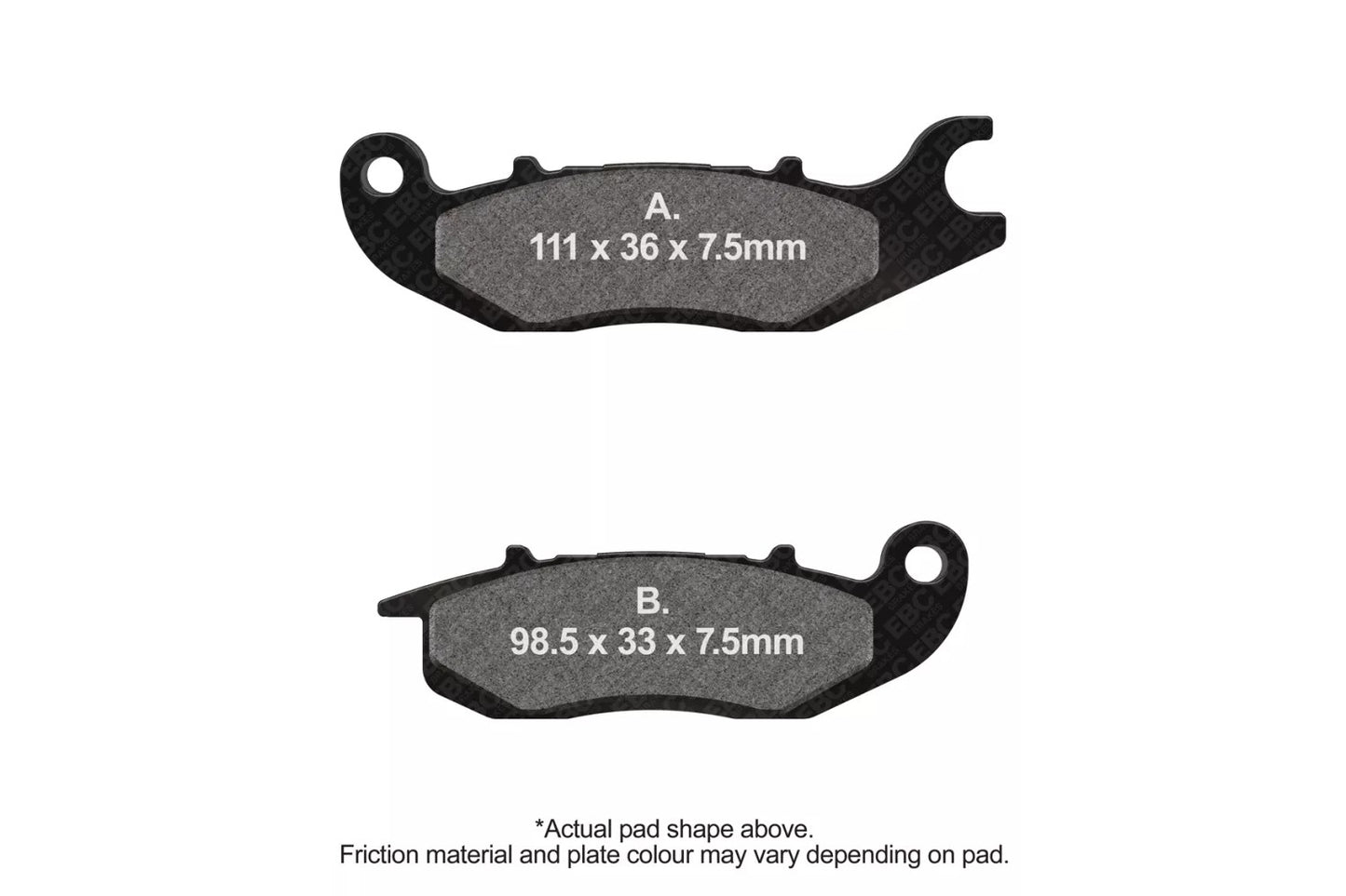 Brakes - FA375HH Fully Sintered - EBC