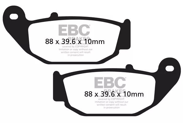 Brakes - FA629 Organic - EBC (Rear)