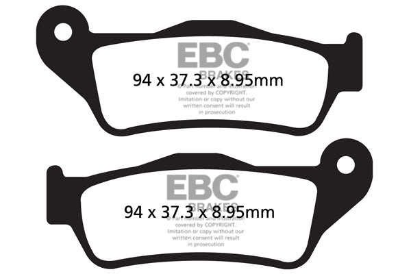 Brakes - FA643V Semi Sintered - EBC (Front)