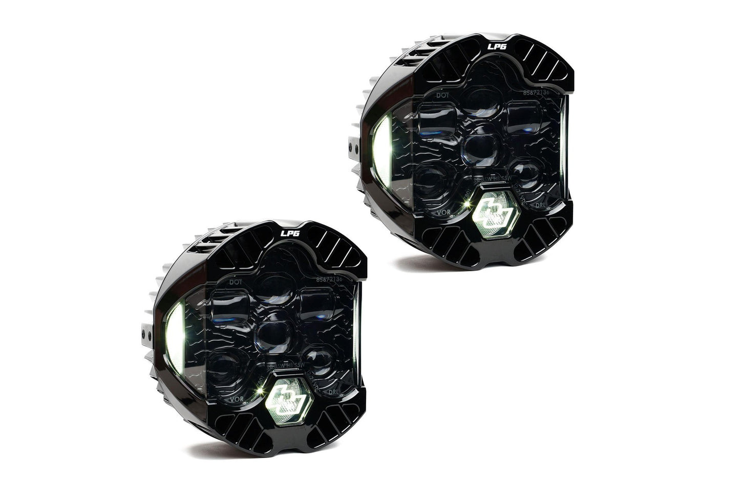 DOT LP6 LED HEADLIGHT REPLACEMENT PAIR - UNIVERSAL