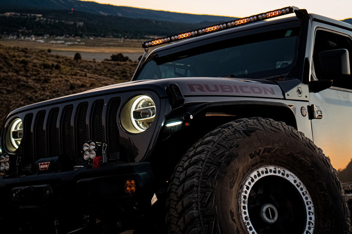 JEEP WRANGLER ROOF MOUNT LIGHT KIT - S8 50 INCH