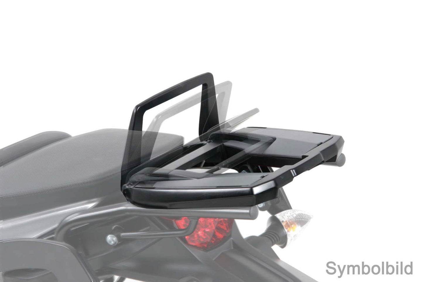 BMW F650GS Twin Topcase carrier - Movable Hinge (Easy Rack).