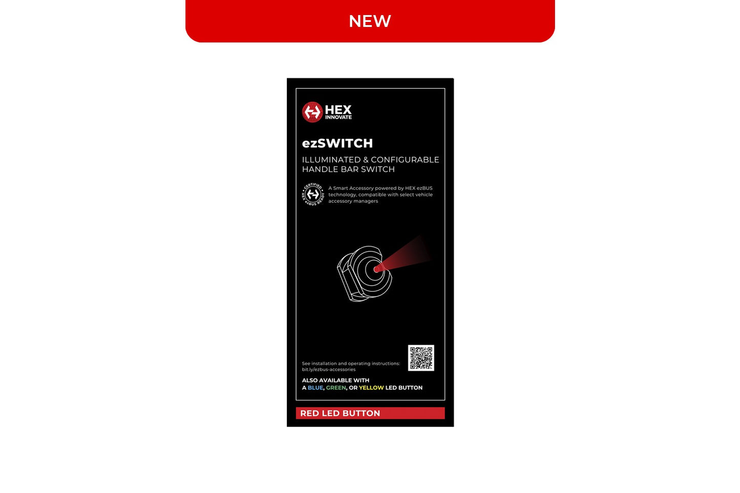 HEX ezSWITCH KIT with Red LED