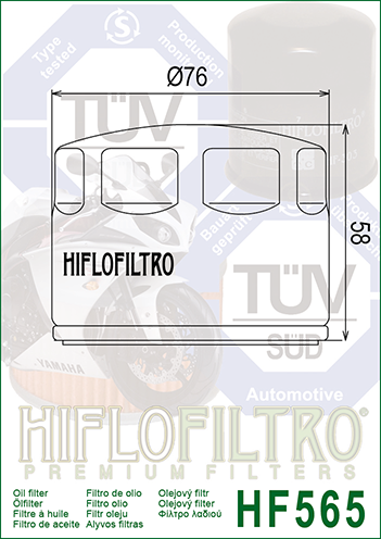 Oil Filter 565 - Hiflo