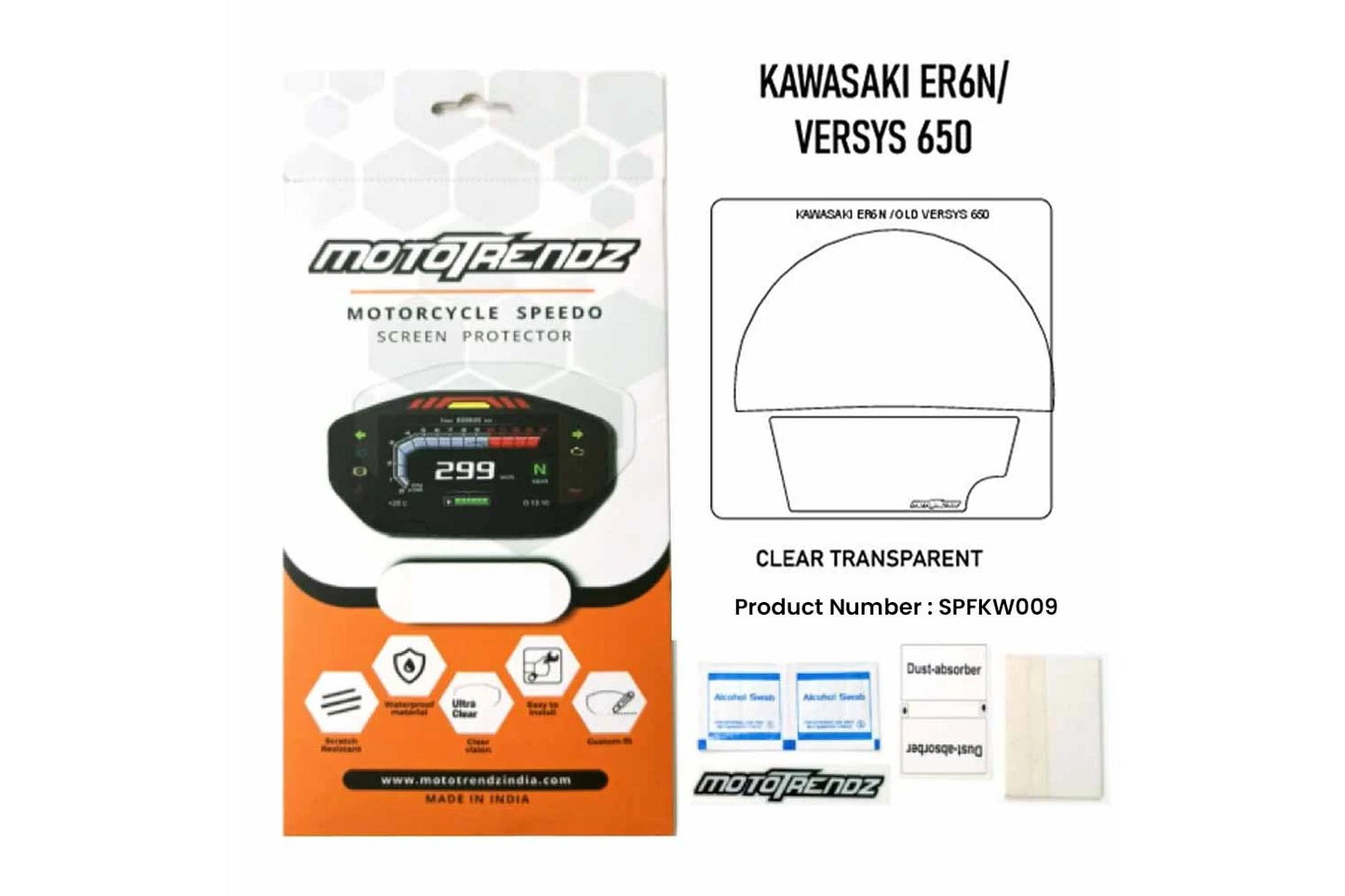 KAWASAKI ER6N / OLD VERSYS 650 Protector - Screen Protector
