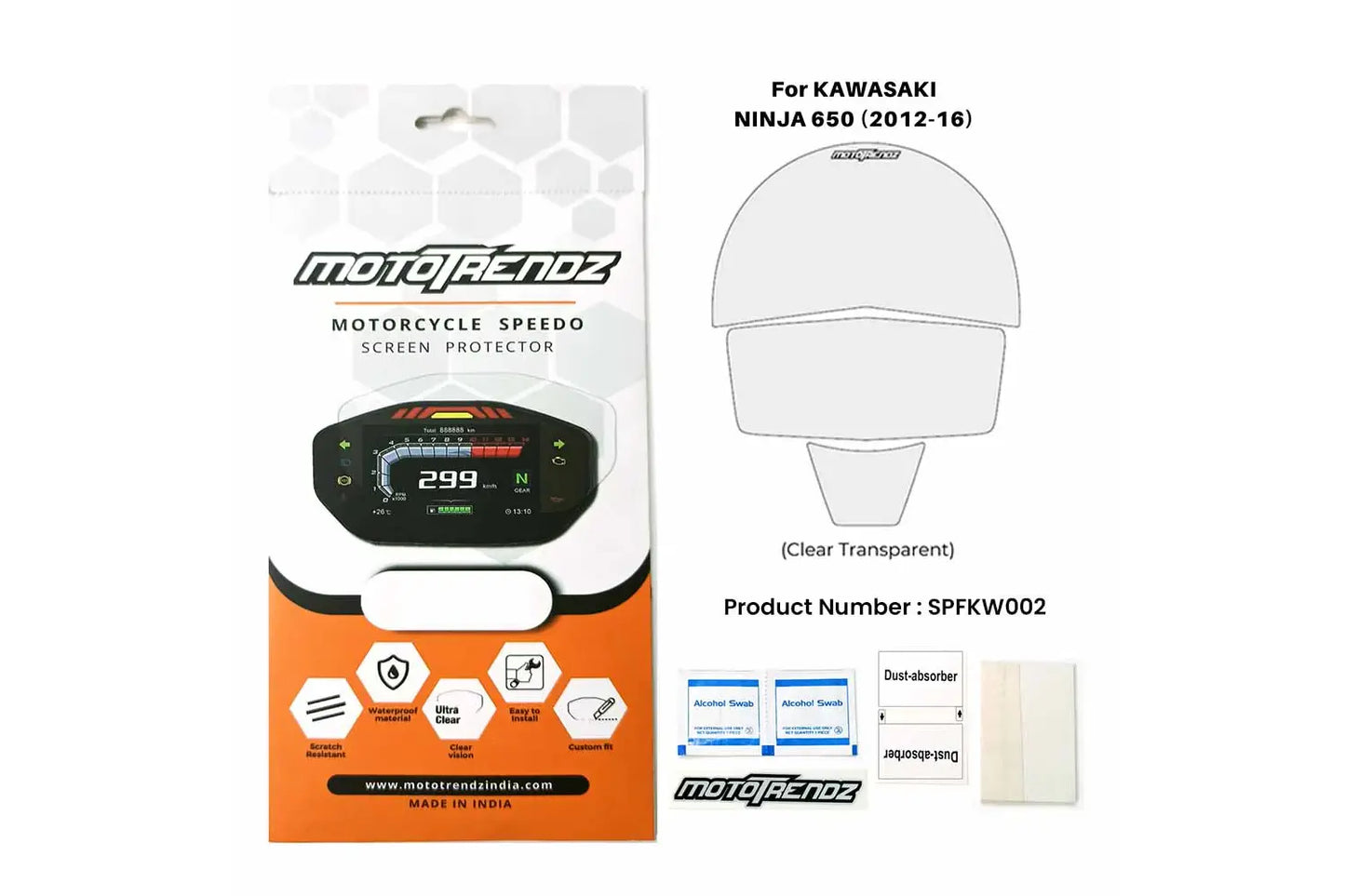 Kawasaki Ninja 650(2012-16) Protector - Screen Protector
