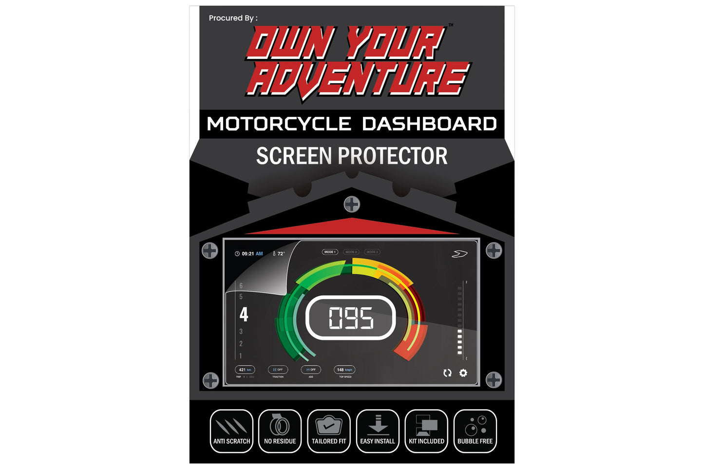 Triumph Street Triple / Tiger 800/ Speed Protection - Screen Protector.