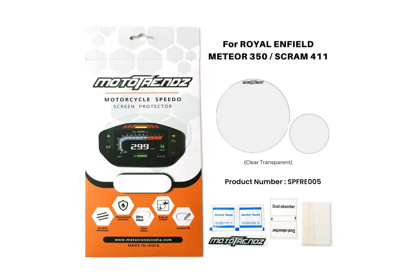 Royal Enfield Meteor Protector - Screen Protector
