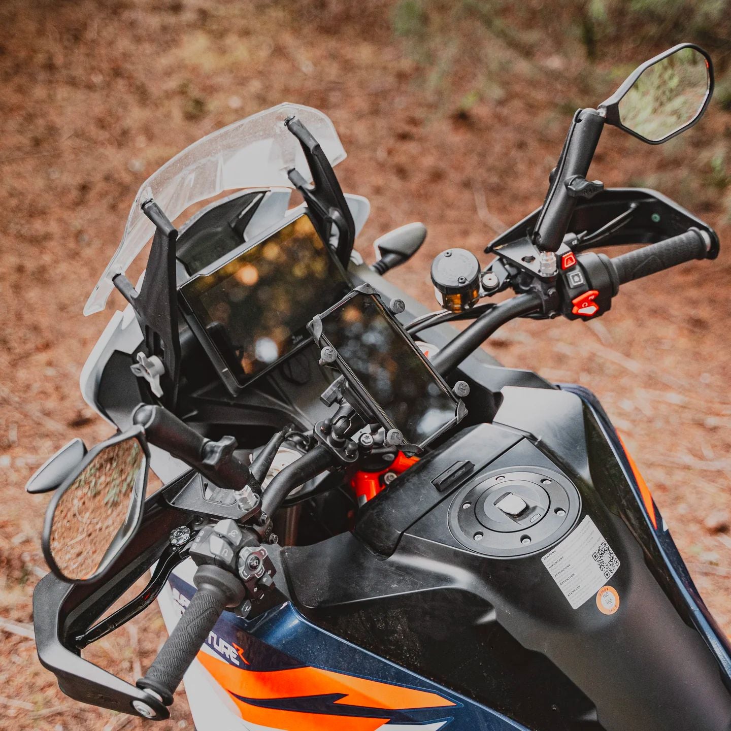 Set RAM Tough Mirror With Ball (M8)