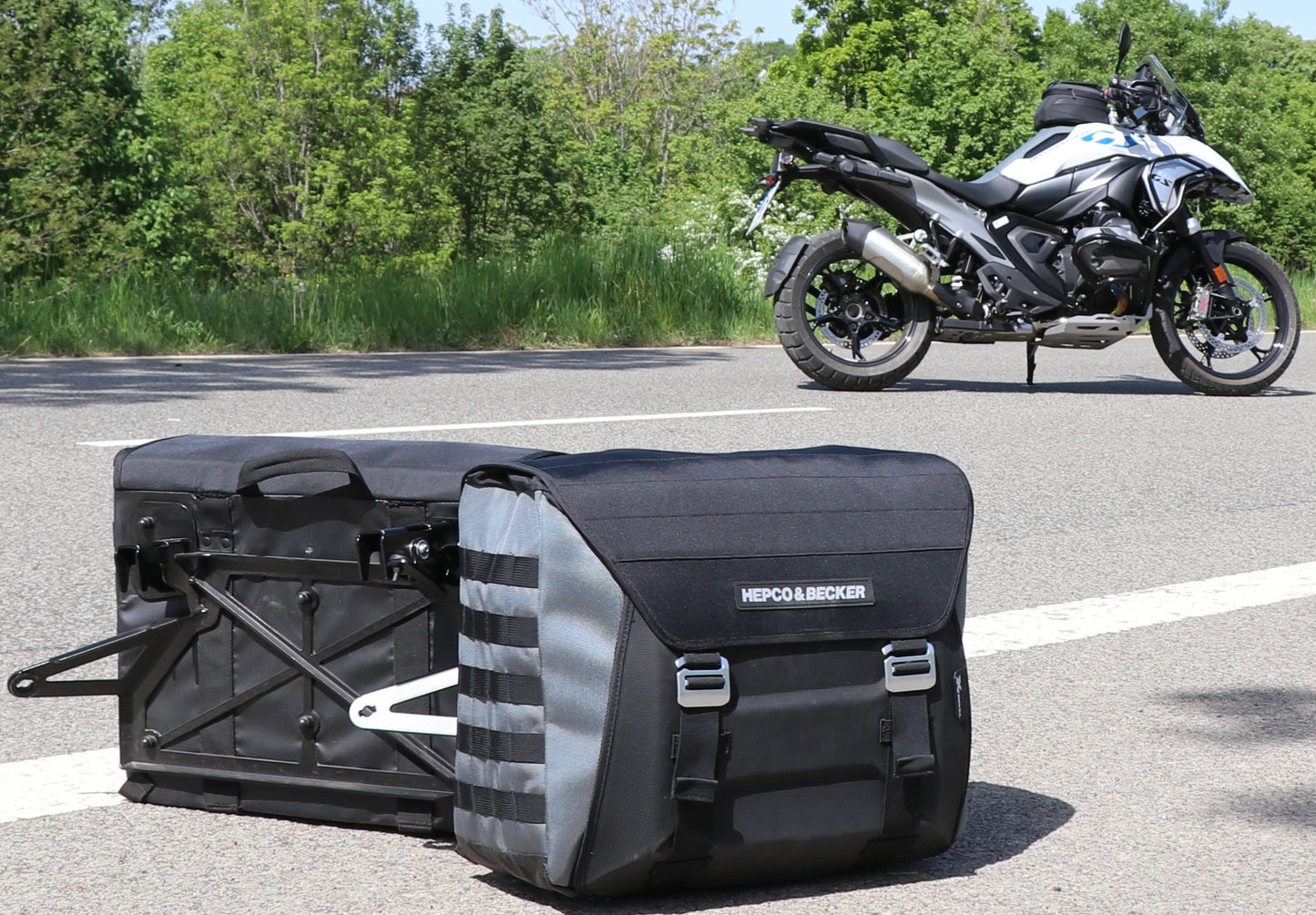 BMW R 1300 GS Sidecases Pair X Travel (FITS ORIGINAL VARIO RACK)
