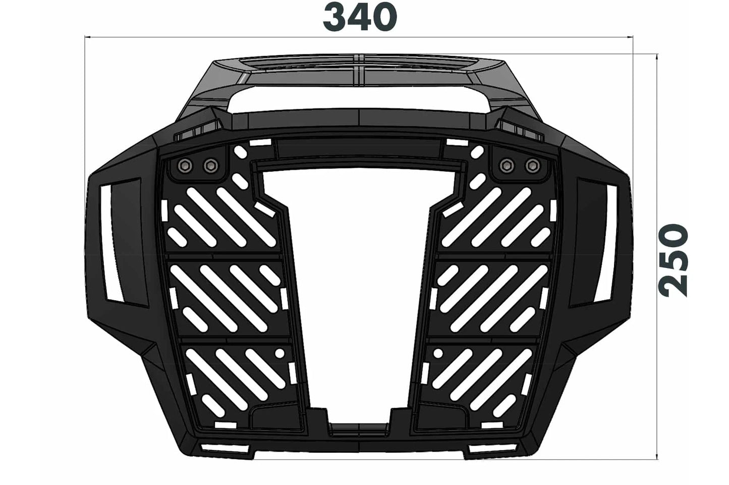 HONDA NX 500 Luggage Carrier - Top Case