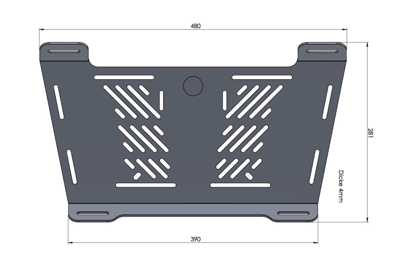 BMW F750/F850 GS Carrier - Rear Rack Enlargement.