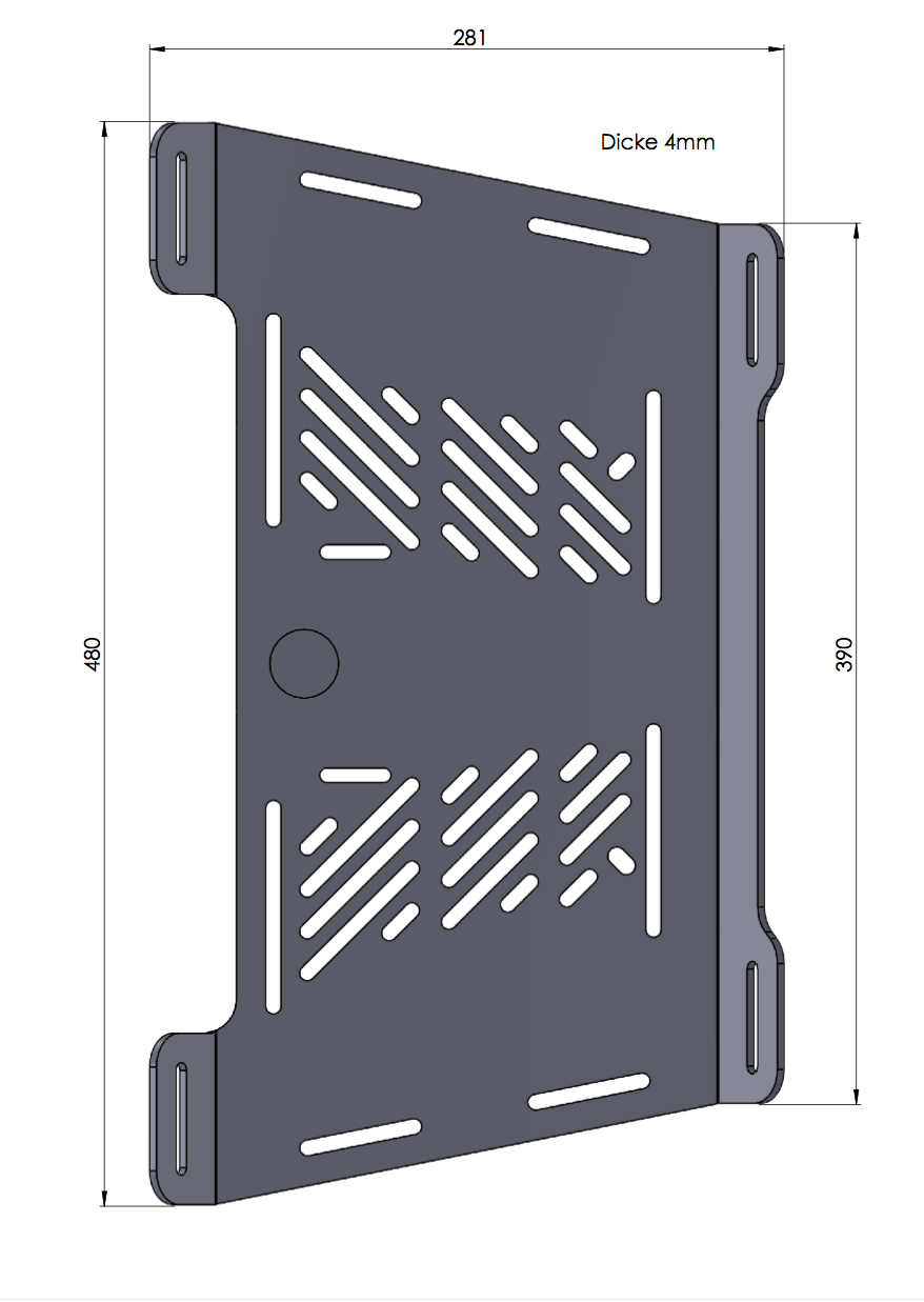BMW F750/F850 GS Carrier - Rear Rack Enlargement.