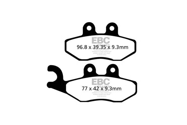 Brakes - SFA353HH Fully Sintered - EBC (Rear)