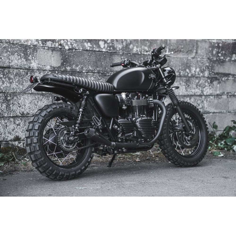 High Tail Customs Mudguard - Predrilled - Black Anodised
