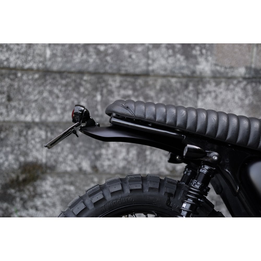 High Tail Customs Mudguard - Predrilled - Black Anodised