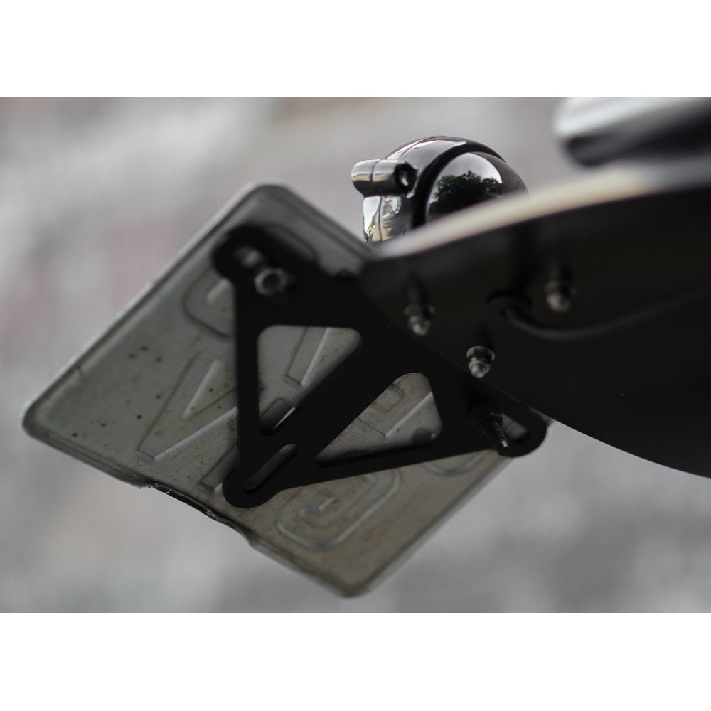 High Tail Customs Mudguard - Predrilled - Black Anodised