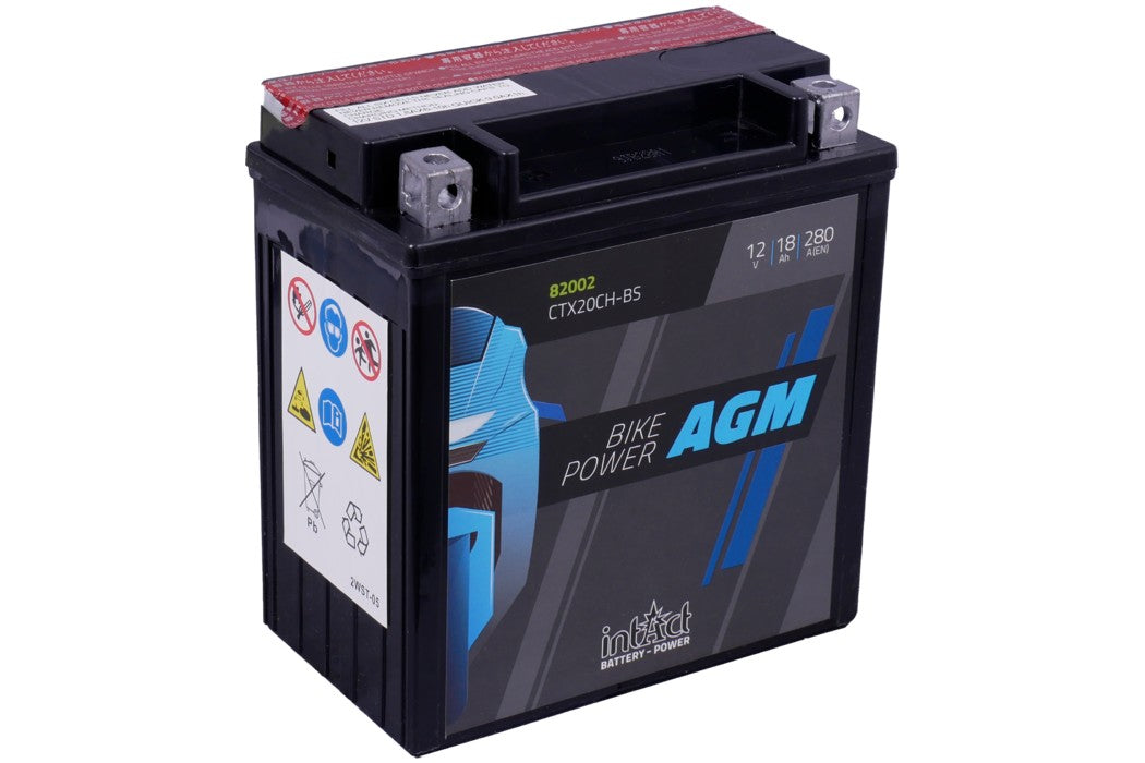 Battery intAct - AGM (YTX20CH-BS) 8Ah 280A