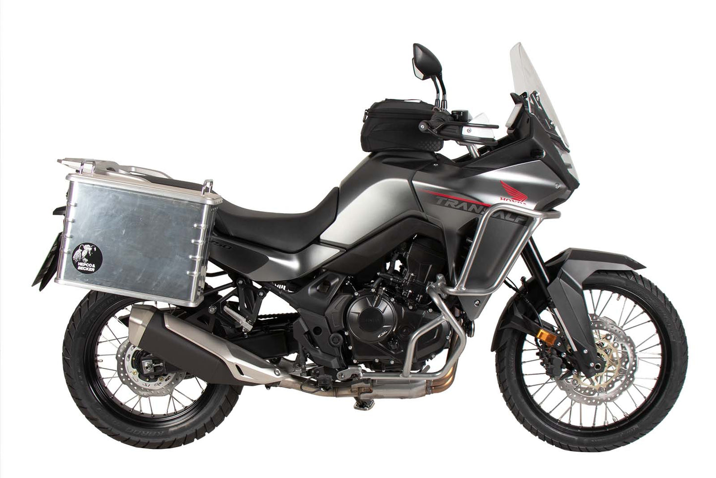 Honda Transalp XL 750 Hornet Carrier - Sidecases 'Permanent Mounted'
