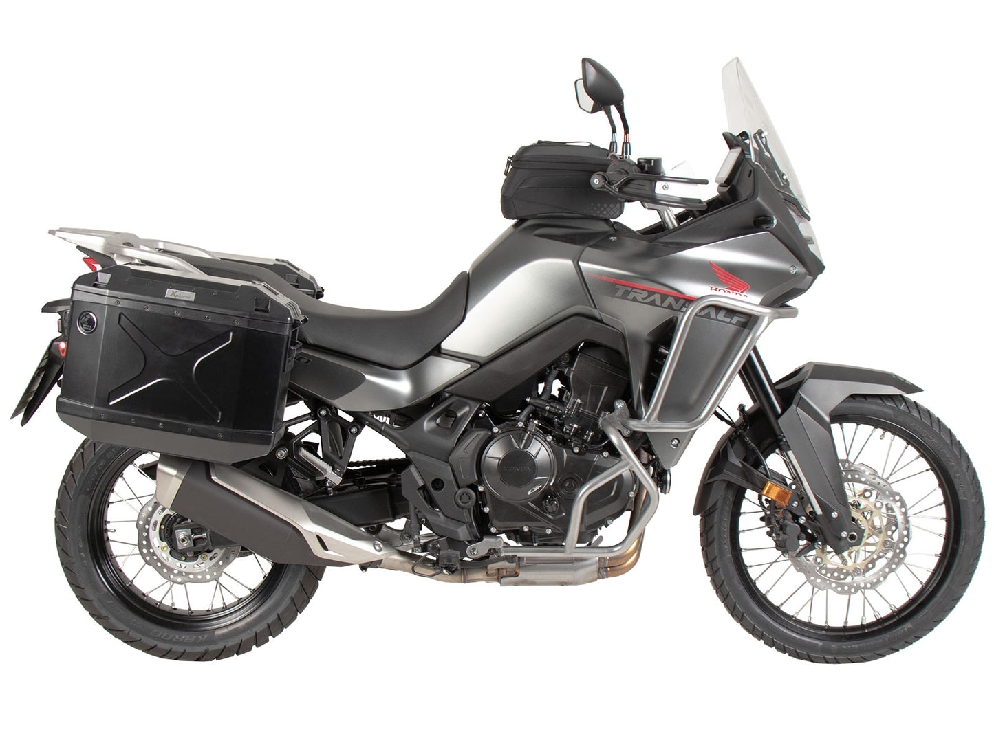 Honda Transalp XL 750 Hornet Carrier - Sidecases 'Permanent Mounted'