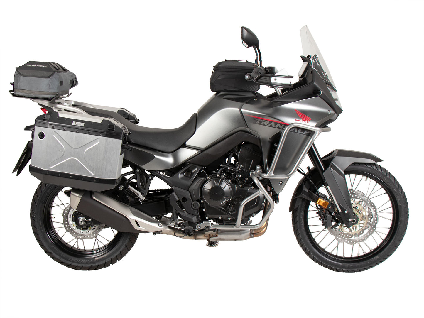 Honda Transalp XL 750 Hornet Carrier - Sidecases 'Permanent Mounted'