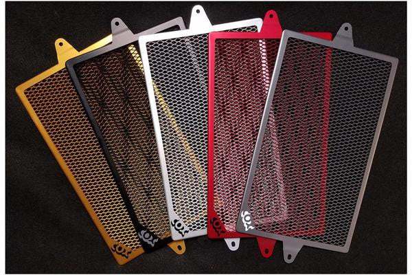 Radiator guard set for Ducati 1098/1198/R/S by Cox Racing in multiple colors.