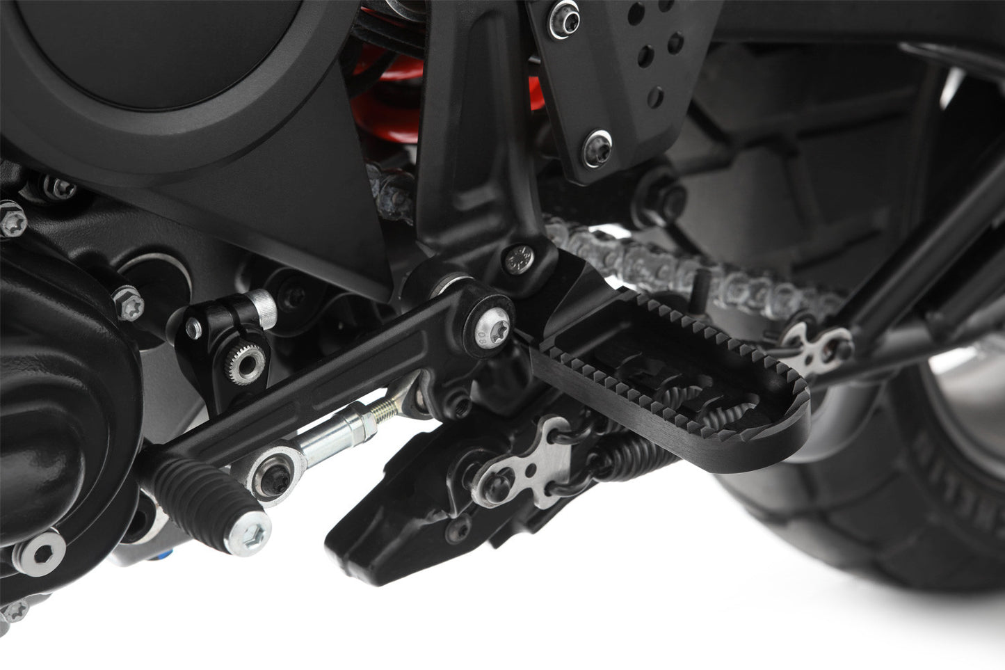 HD PAN America Ergonomics - Lowering footrests