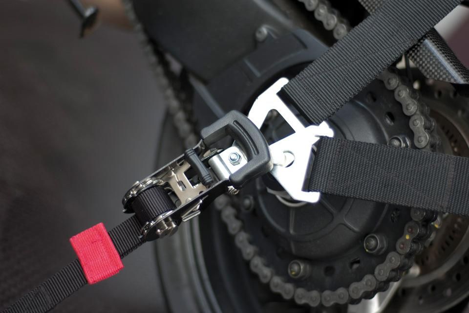 Motorcycle Transport - Tyre Fix Transport Lock.