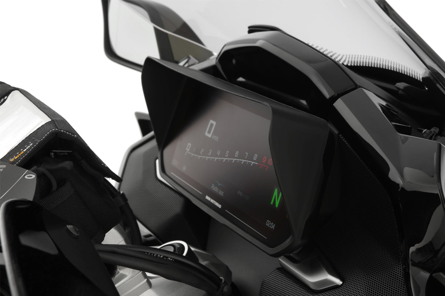 BMW K1600 Ergonomics - TFT Glass Sheild