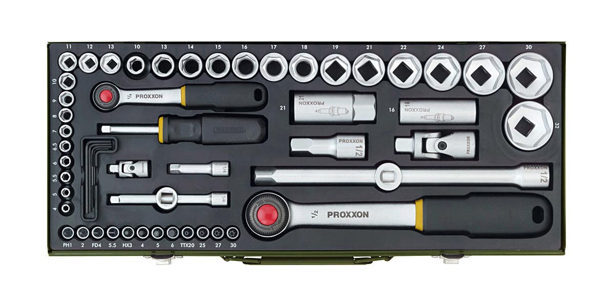 Set Sockets 1/4" and 1/2"