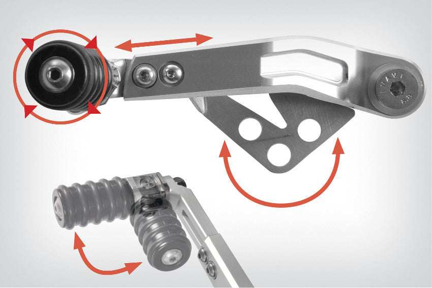 BMW Motorrad Levers - Adjustable Gear Lever.