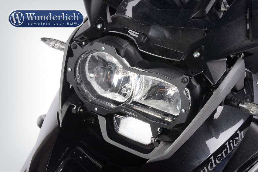 BMW R1250GS Protection - Headlight Guard Foldable (Lexan Clear).