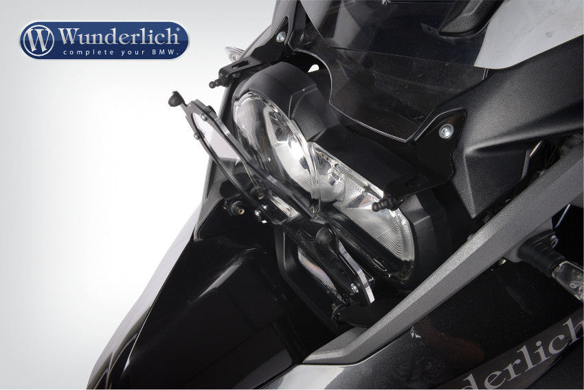 BMW R1250GS Protection - Headlight Guard Foldable (Lexan Clear).